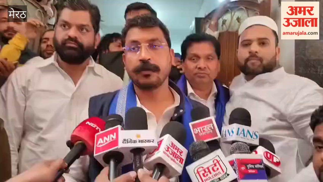 Meerut: Chandrashekhar said - Government should give compensation of five crores to the fire victims, this said on Iran-Israel war