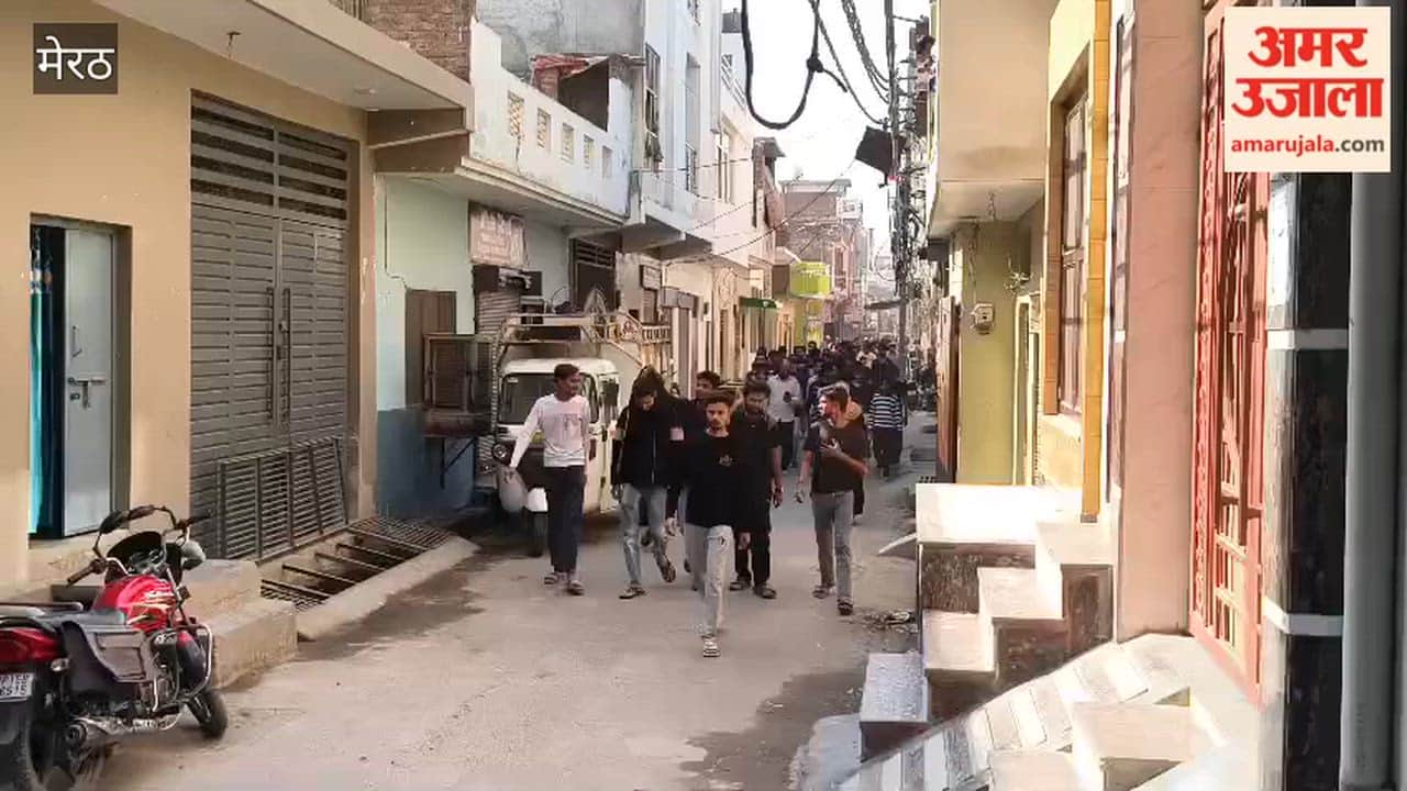 Meerut: Procession taken out from Zaidi Farm Society in memory of Ali Khamenei