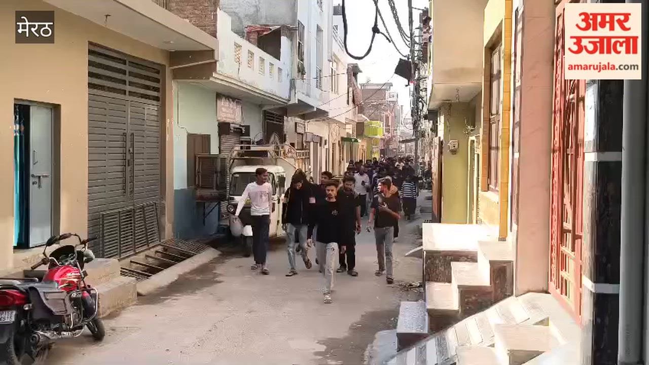 Meerut: Procession taken out from Zaidi Farm Society in memory of Ali Khamenei