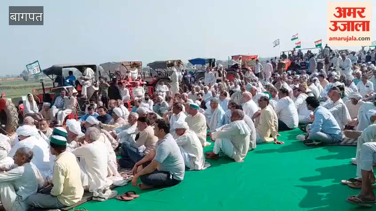 Baghpat: Protest demanding cut on Delhi Dehradun Economic Corridor