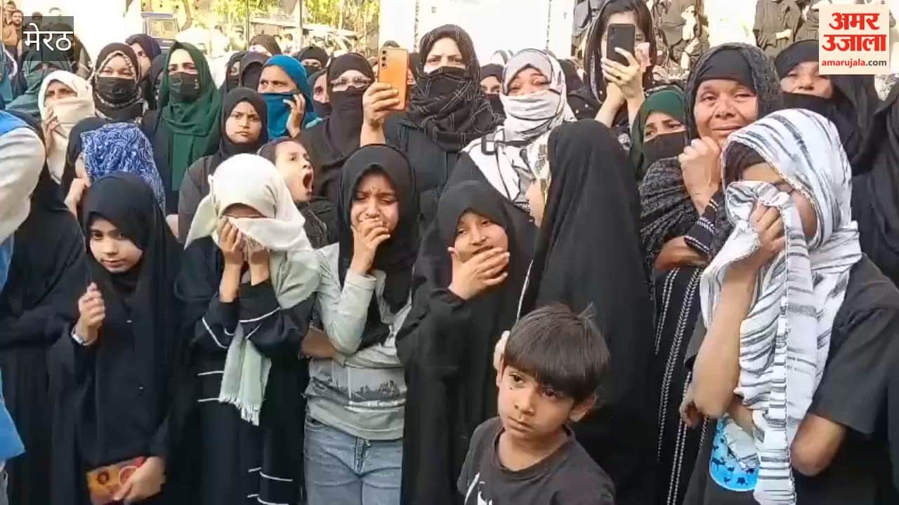 Meerut: Mourning in Mawana on the death of Ali Khamenei