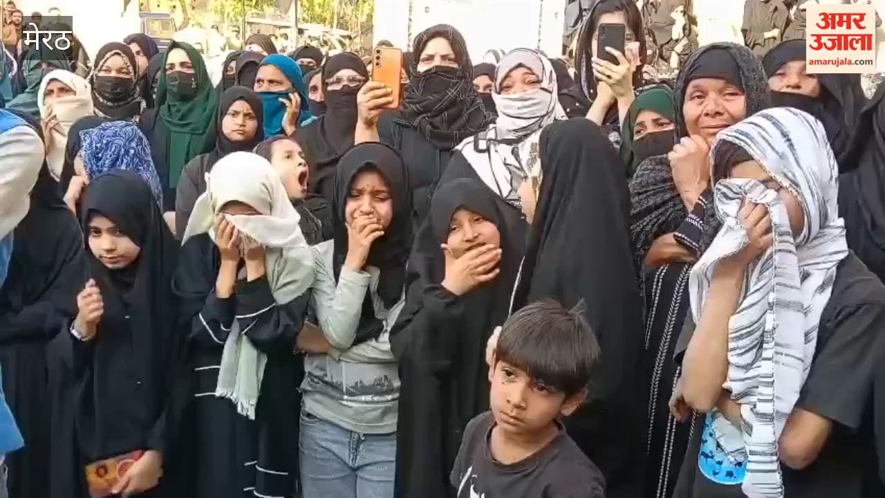 Meerut: Mourning in Mawana on the death of Ali Khamenei