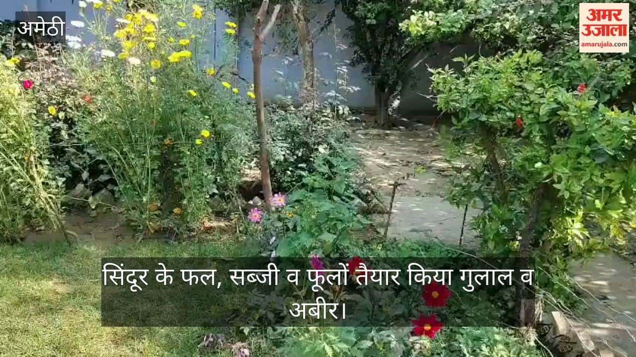 VIDEO: होली का खुमार: महिलाओं ने परिवार संग खेली आर्गेनिक रंग से होली