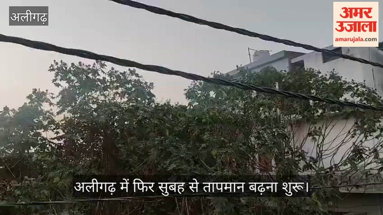 अलीगढ़ में फिर सुबह से तापमान बढ़ना शुरू