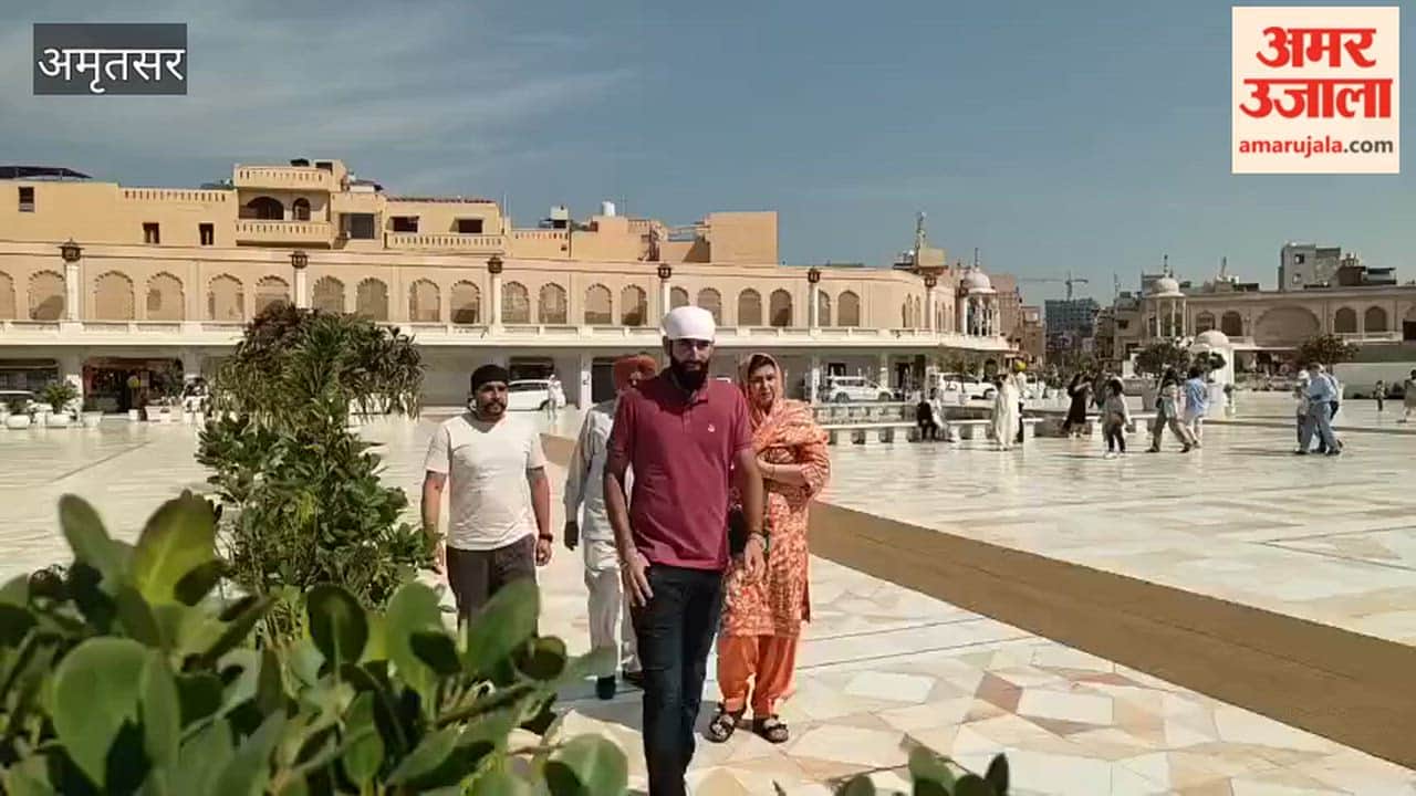 Canadian cricketer Yuvraj Singh Samra paid obeisance at Sri Darbar Sahib