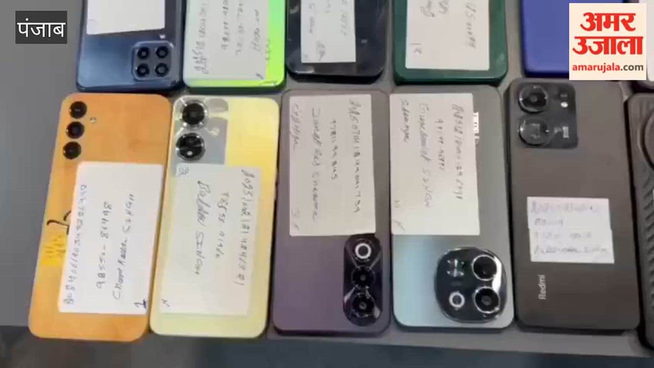 Moga police recovered 160 lost mobile phones and returned them to their owners.