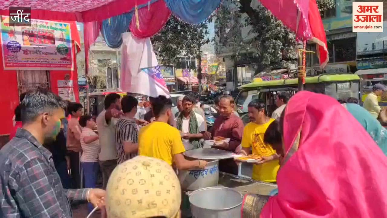 Mata Bhandara is organised at various places in the city on Holi