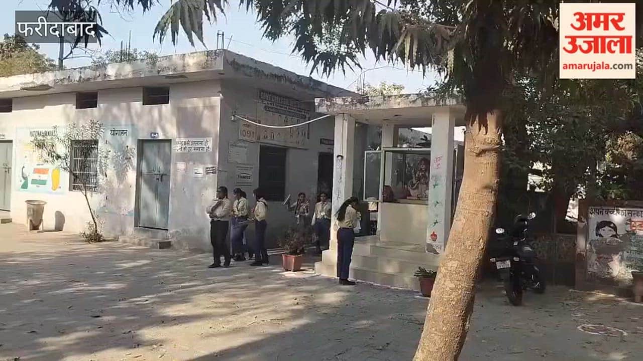 Students of Faridabad appeared in Haryana Board 10th examination
