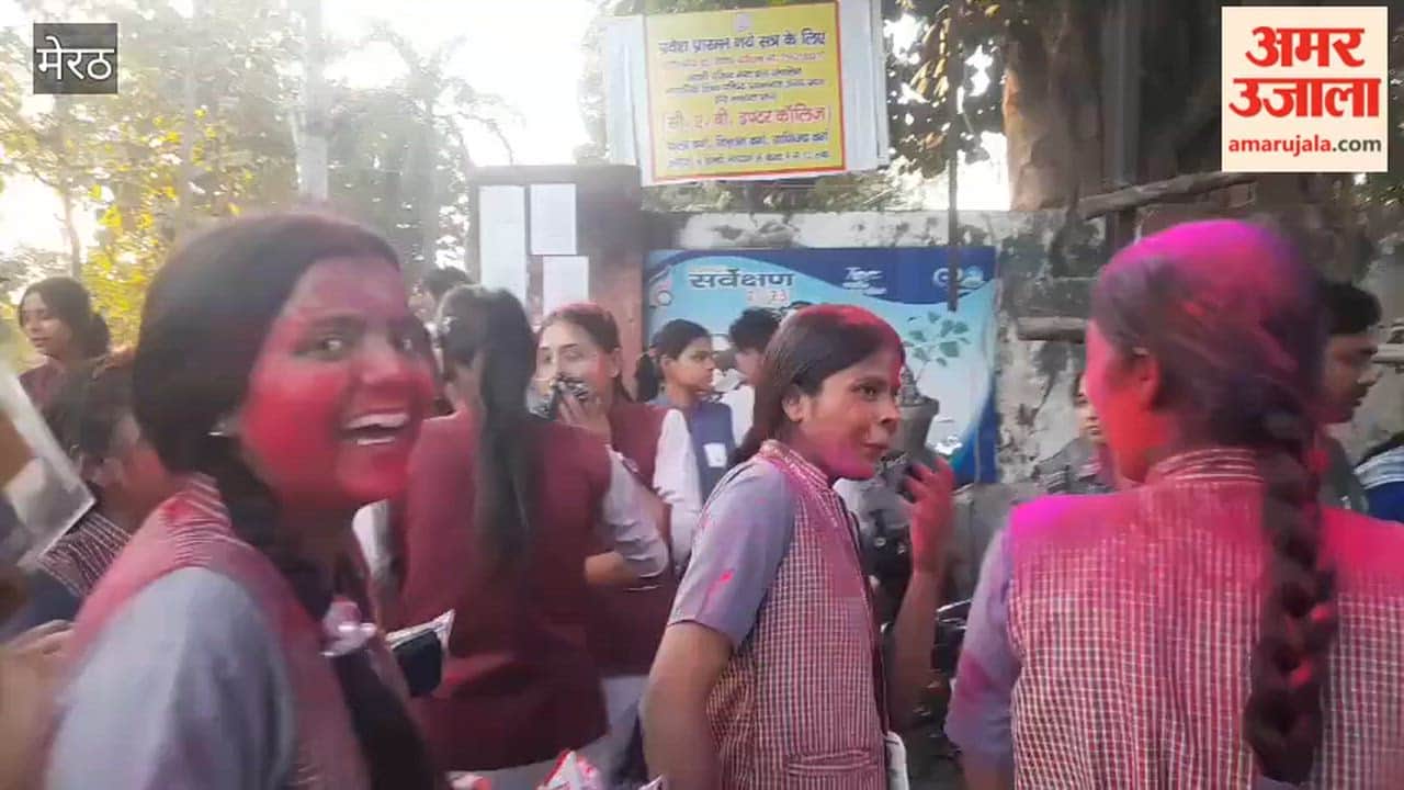 The test of colours in the examination hall and the joy of colours after the holidays