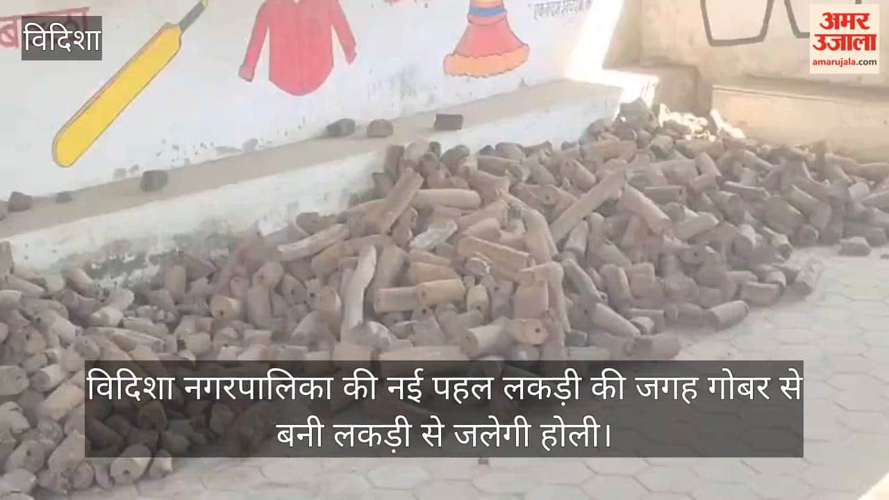 Vidisha Municipality's unique initiative to save forests, Holi will be celebrated with cow dung sticks