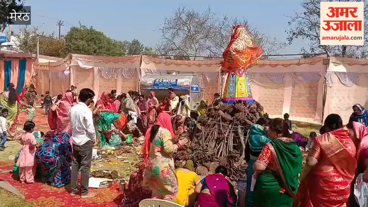 Meerut: Holika burnt with great pomp in Mawana