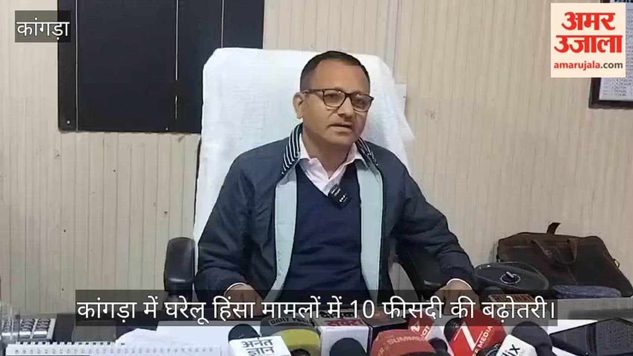 There has been a 10% increase in domestic violence cases in Kangra, informed DPO Ashok Kumar Sharma.