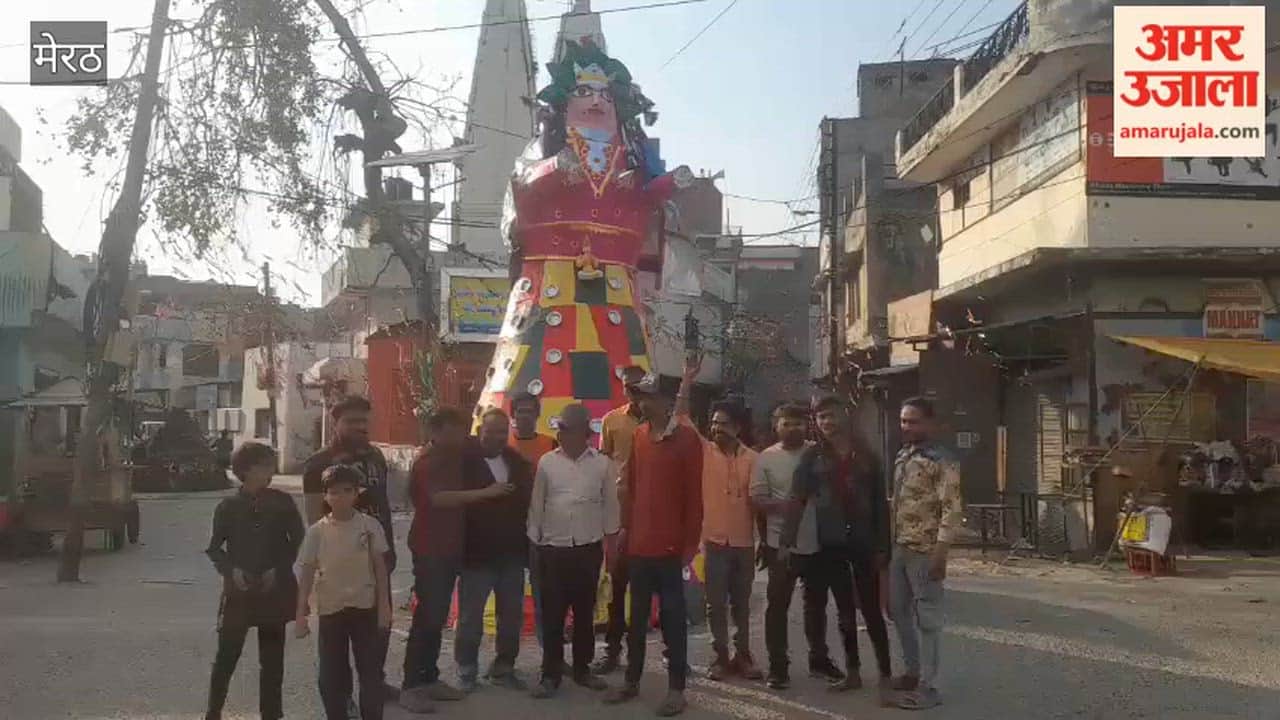 Meerut: Highest Holika made at Baghpat Gate