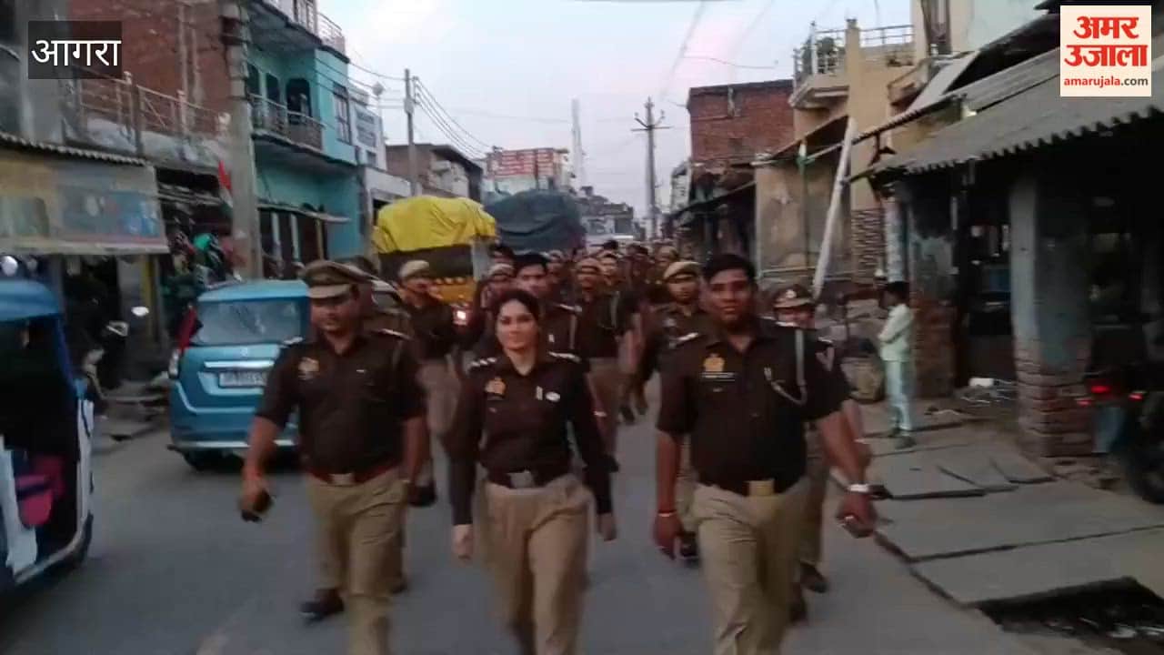 ACP did foot patrolling on Holi