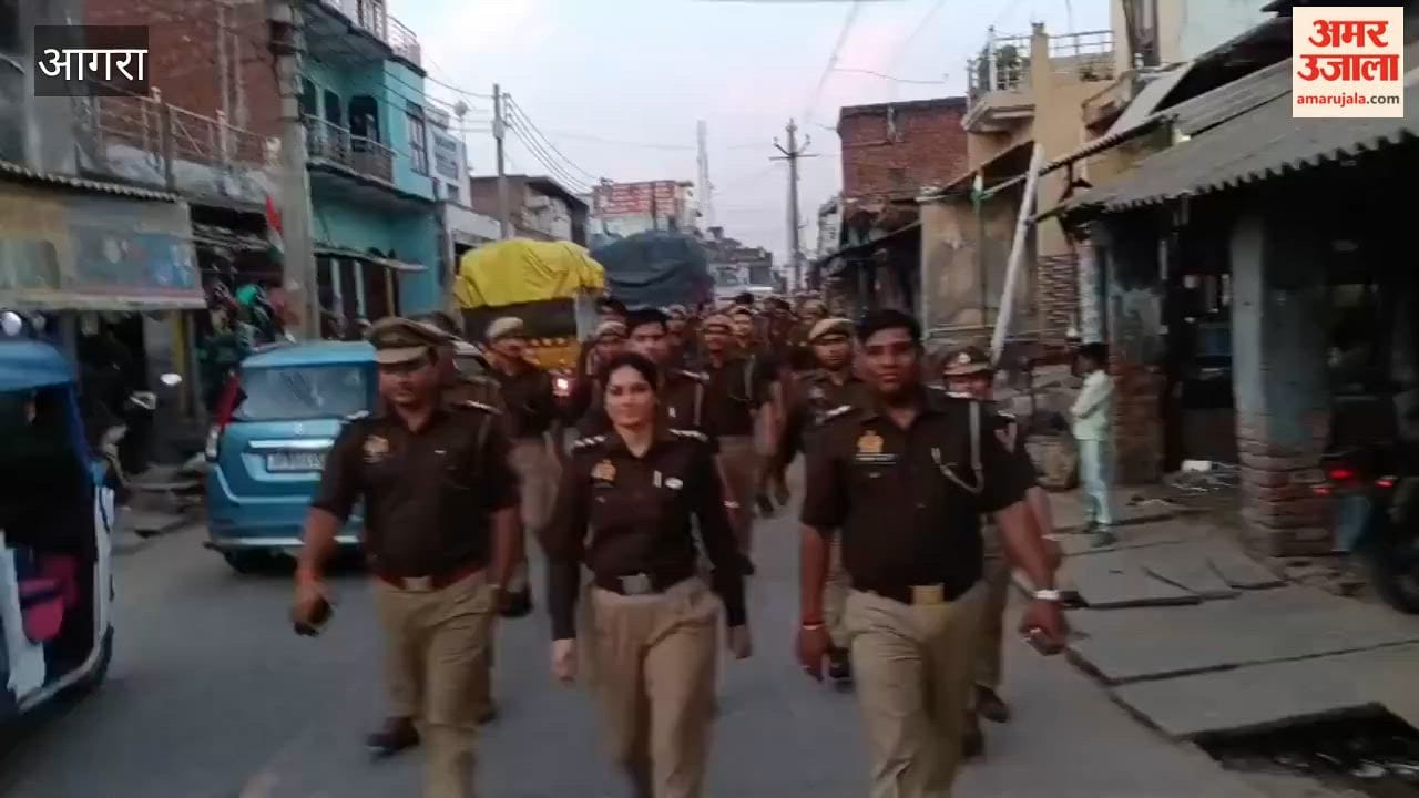 ACP did foot patrolling on Holi