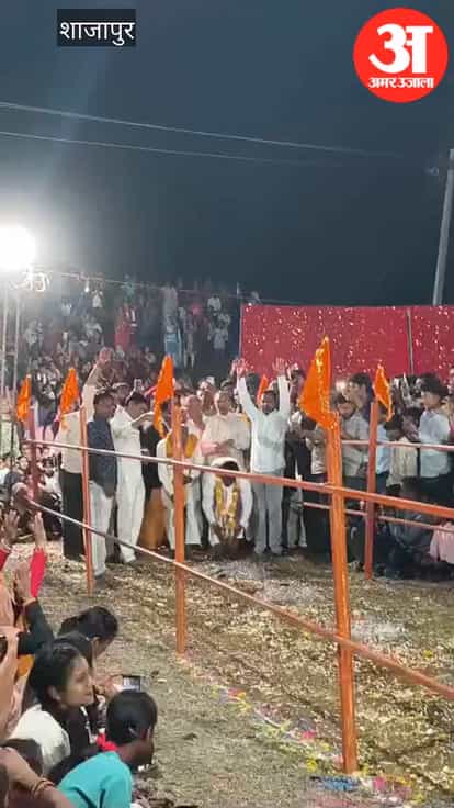 Devotees walked over the embers of faith and devotion
