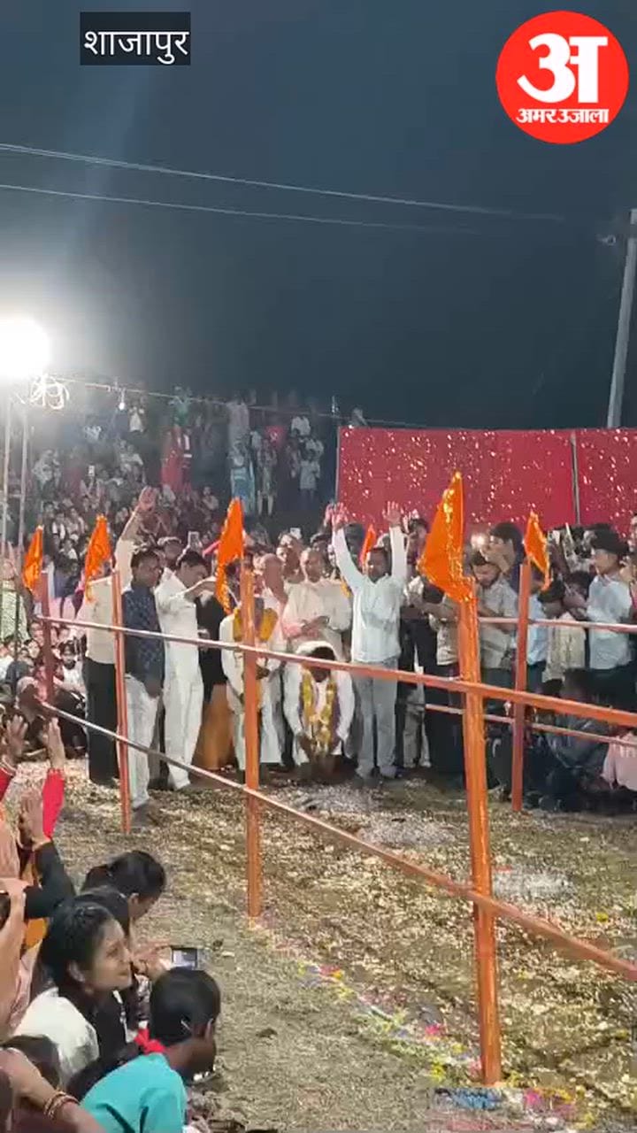 Devotees walked over the embers of faith and devotion