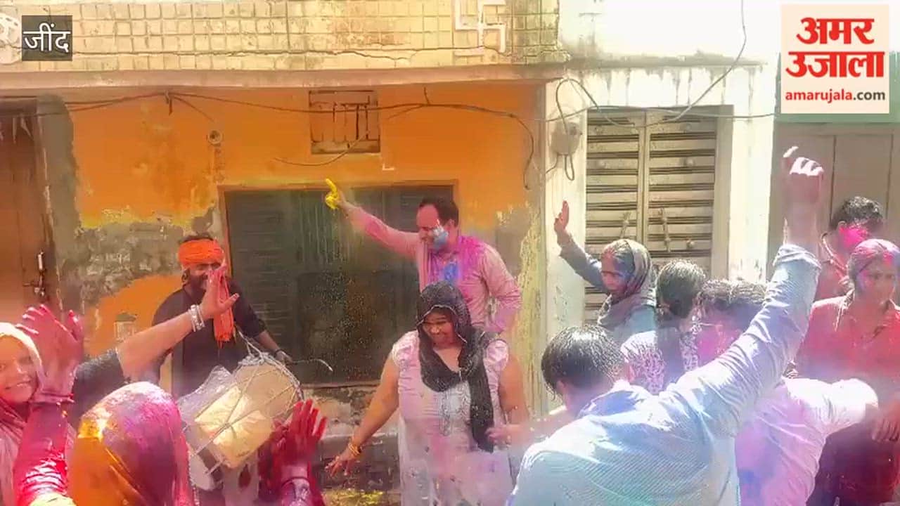 Holi festival celebrated in Jind