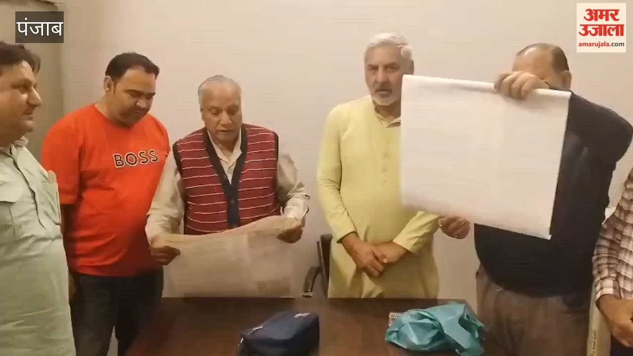 Calendars of the grand procession to be held on Shri Ram Navami were distributed to dignitaries in Phagwara.