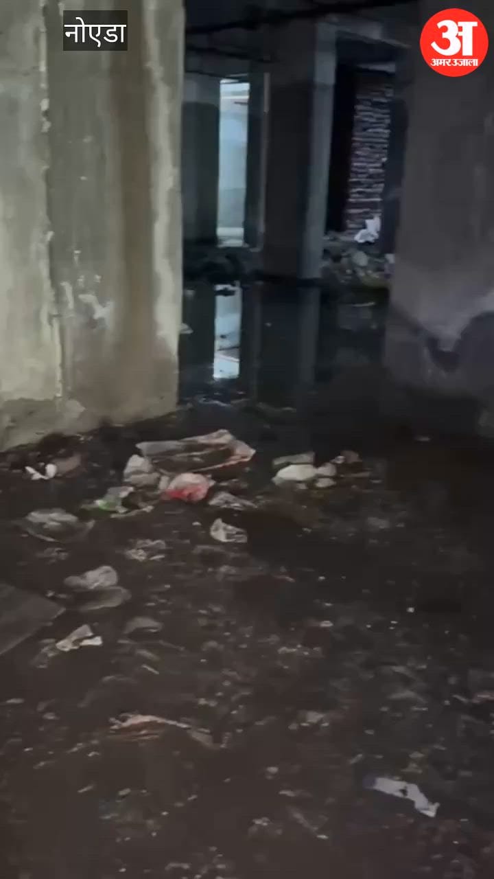 ग्रेटर नोएडा वेस्ट की विक्ट्री एक सोसाइटी में कूड़े से निवासी परेशानी