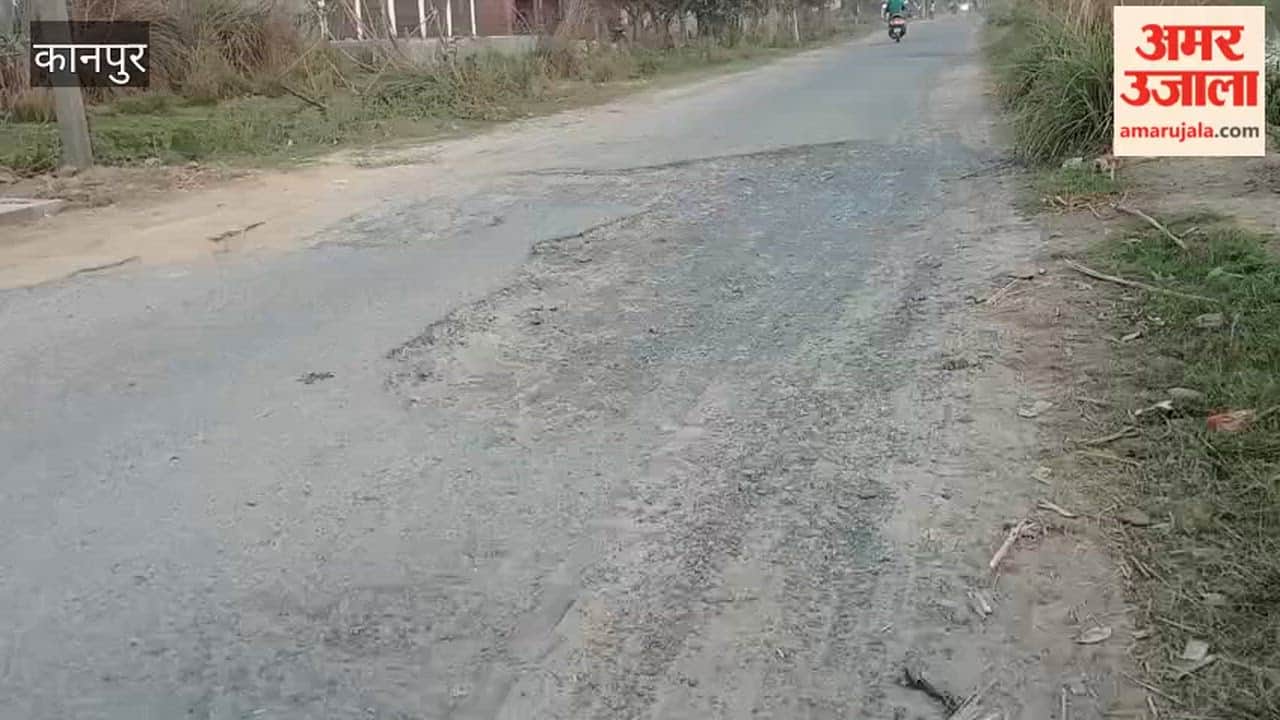 Kanpur: Pargahi Hora Bangar Road Falls into Disrepair, Causing Trouble for Passers-by