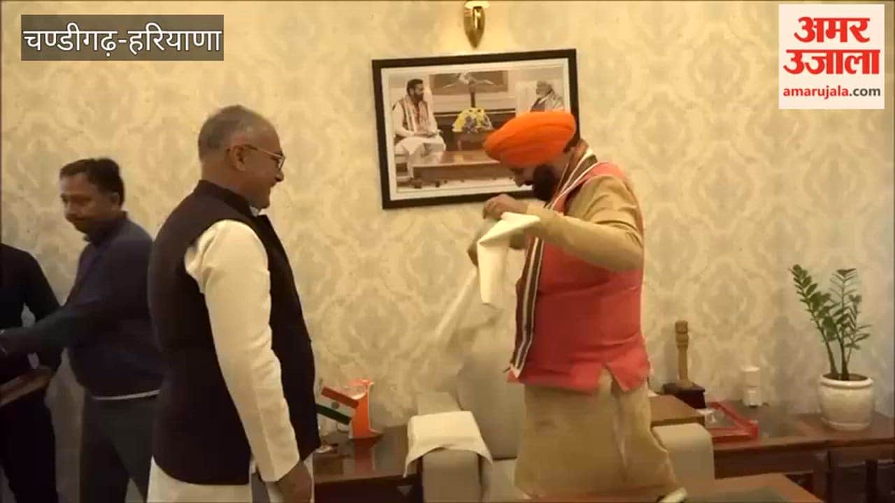 Rajya Sabha candidate Sanjay Bhatia met CM Nayab Saini