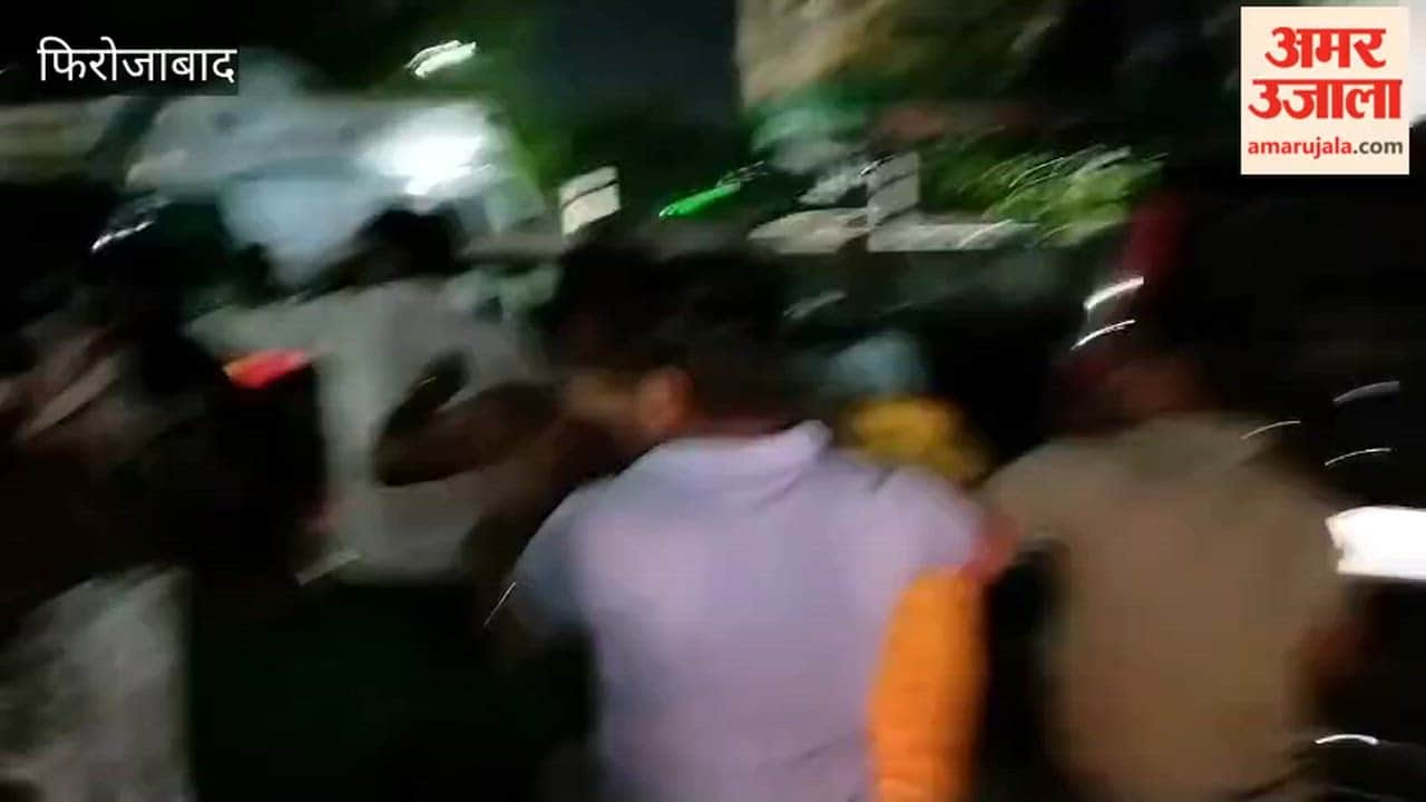 Two parties clashed in front of police at trauma center