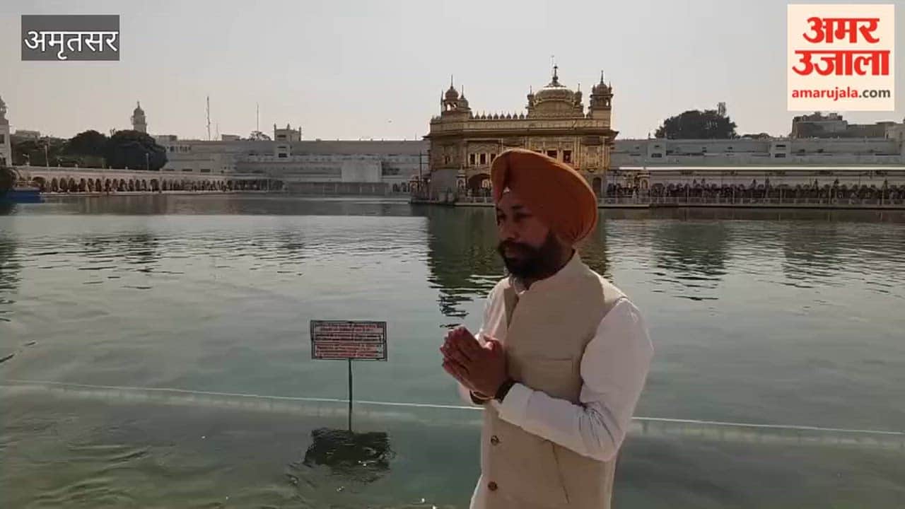 National Safai Karamchari Commission Vice Chairman Hardeep Singh Gill at Harimandir Sahib
