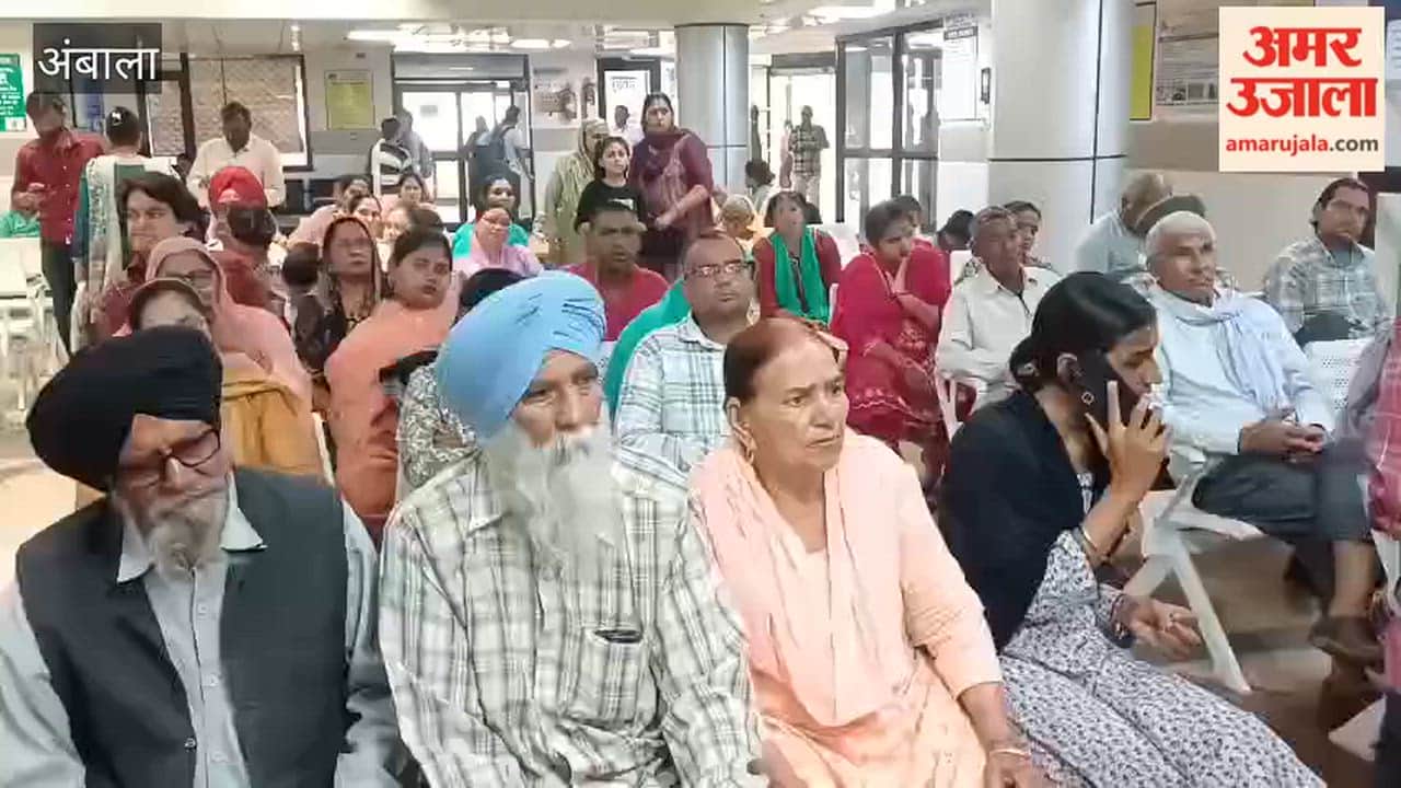 Doctors go on strike at civil hospitals in Ambala, system collapses, patients suffer