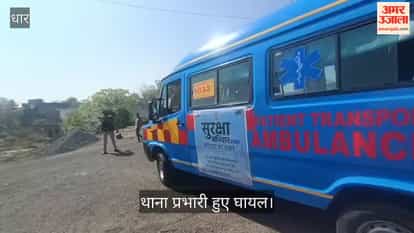 The team that arrived to remove the encroachment was pelted with stones.