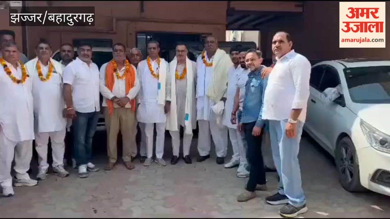 Elected members of Sir Chhotu Ram Dharamshala were welcomed at Parnala-Hasanpur in Bahadurgarh.