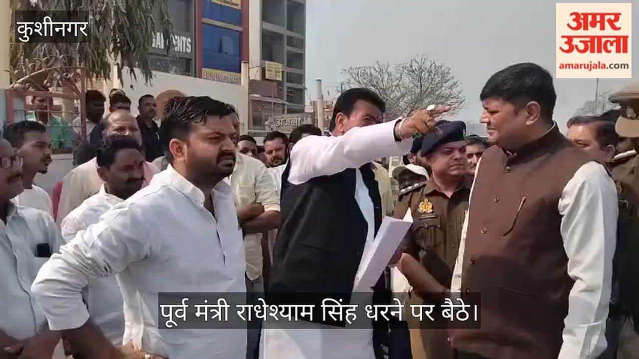 As the demolition of the freedom fighter's memorial escalates, a former minister stages a sit-in protest.