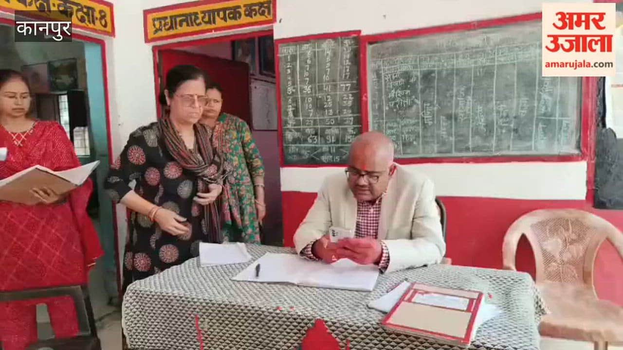 DM inspected the Composite School Katherua, withheld salaries of three teachers who were absent from school