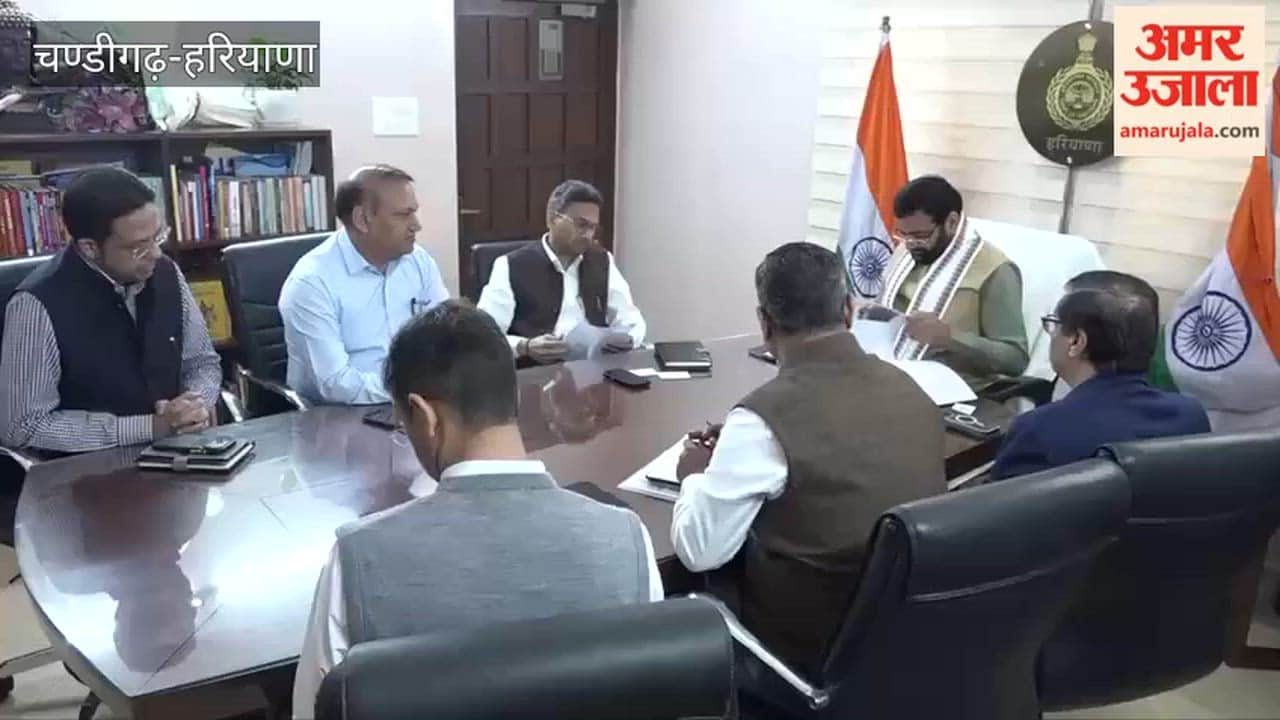 Singapore India Business Forum President Prasun Mukherjee met CM Nayab Saini