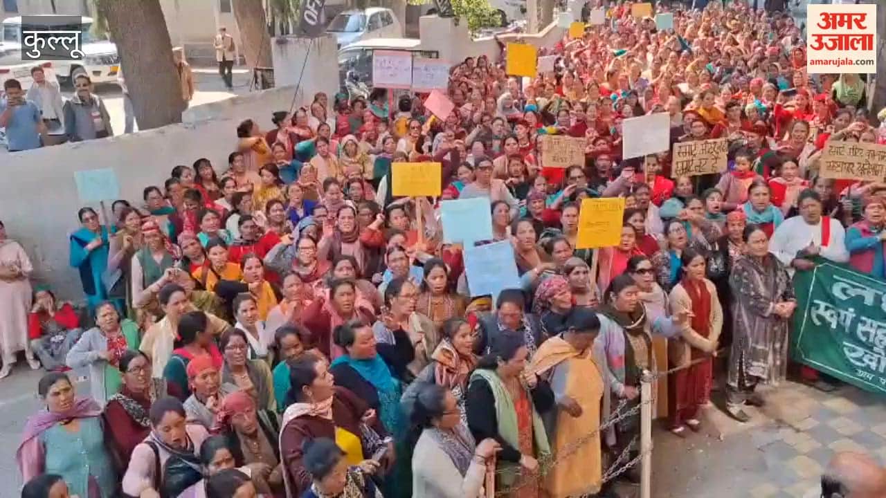 Women protest against smart meters in Kullu