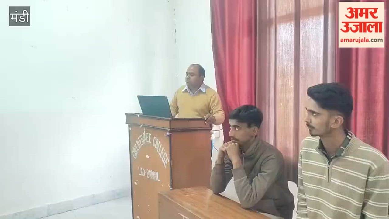 Mandi Road Safety Club organizes quiz competition in Ladbhadol College