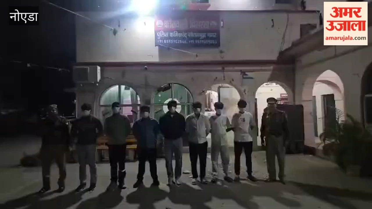 7 arrested in brawl that broke out while trying to bring down youths climbed onto rooftop to play Holi