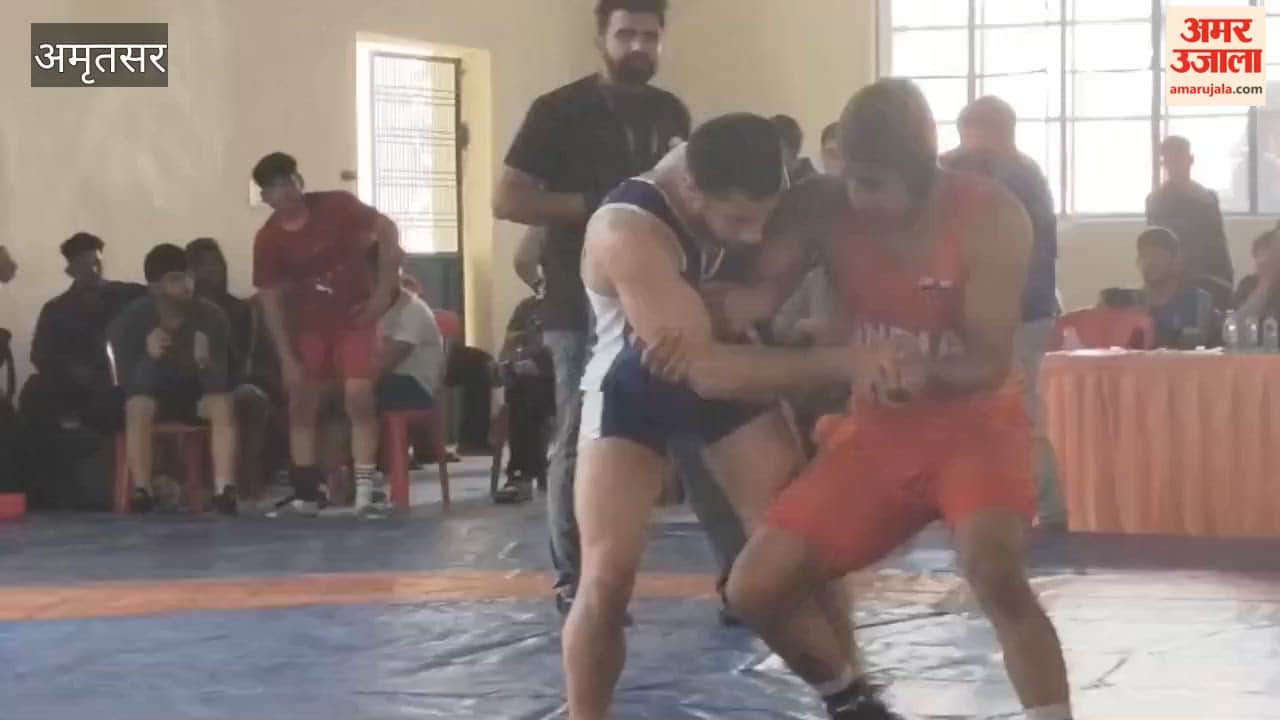 Under-19 wrestling competition begins at Golabagh Stadium in Amritsar