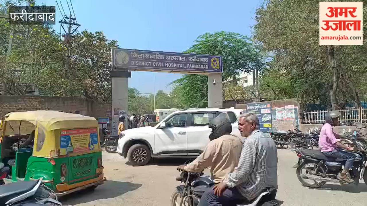 Preparations suddenly intensified at the District Civil Hospital in Faridabad