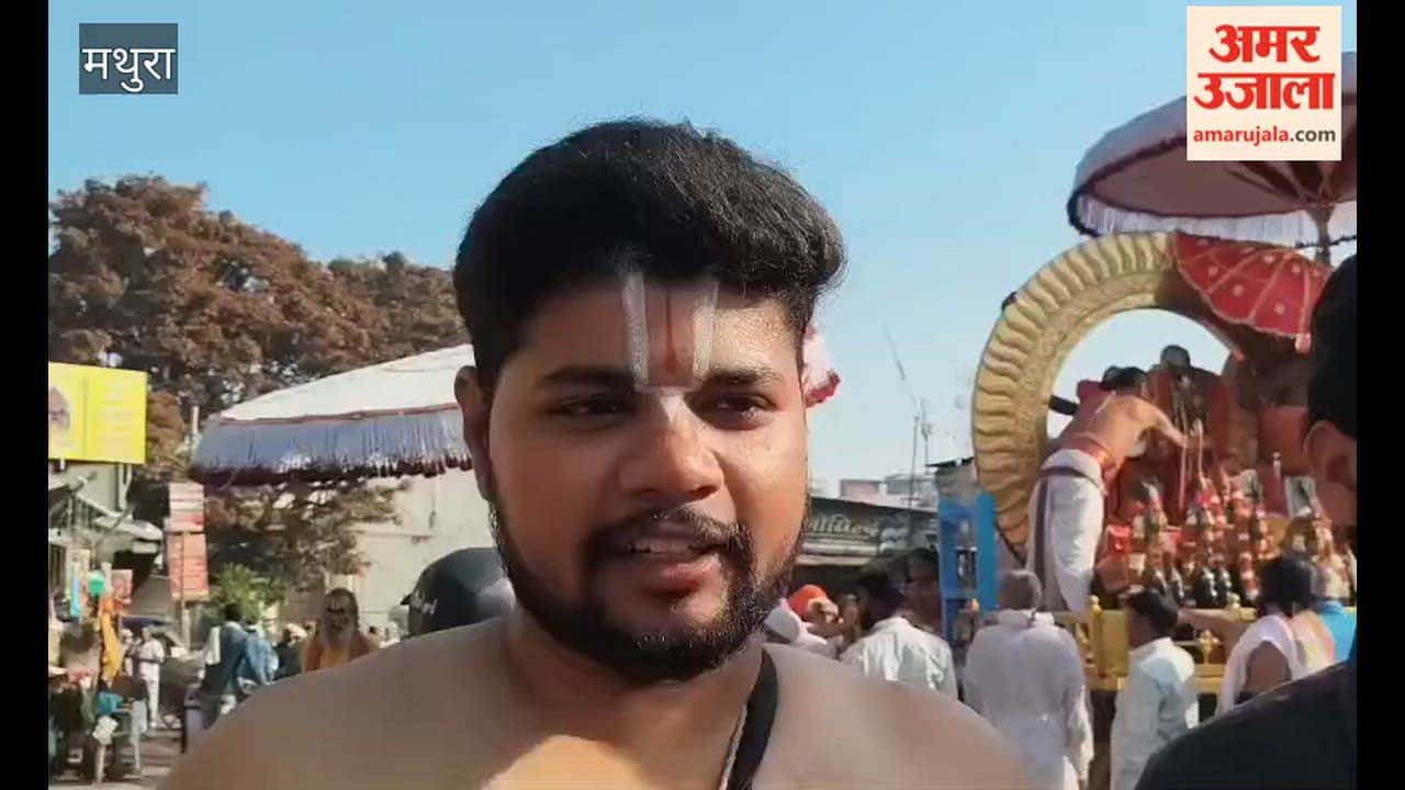 Lord Ranganatha in Brahmotsavam in Vrindavan