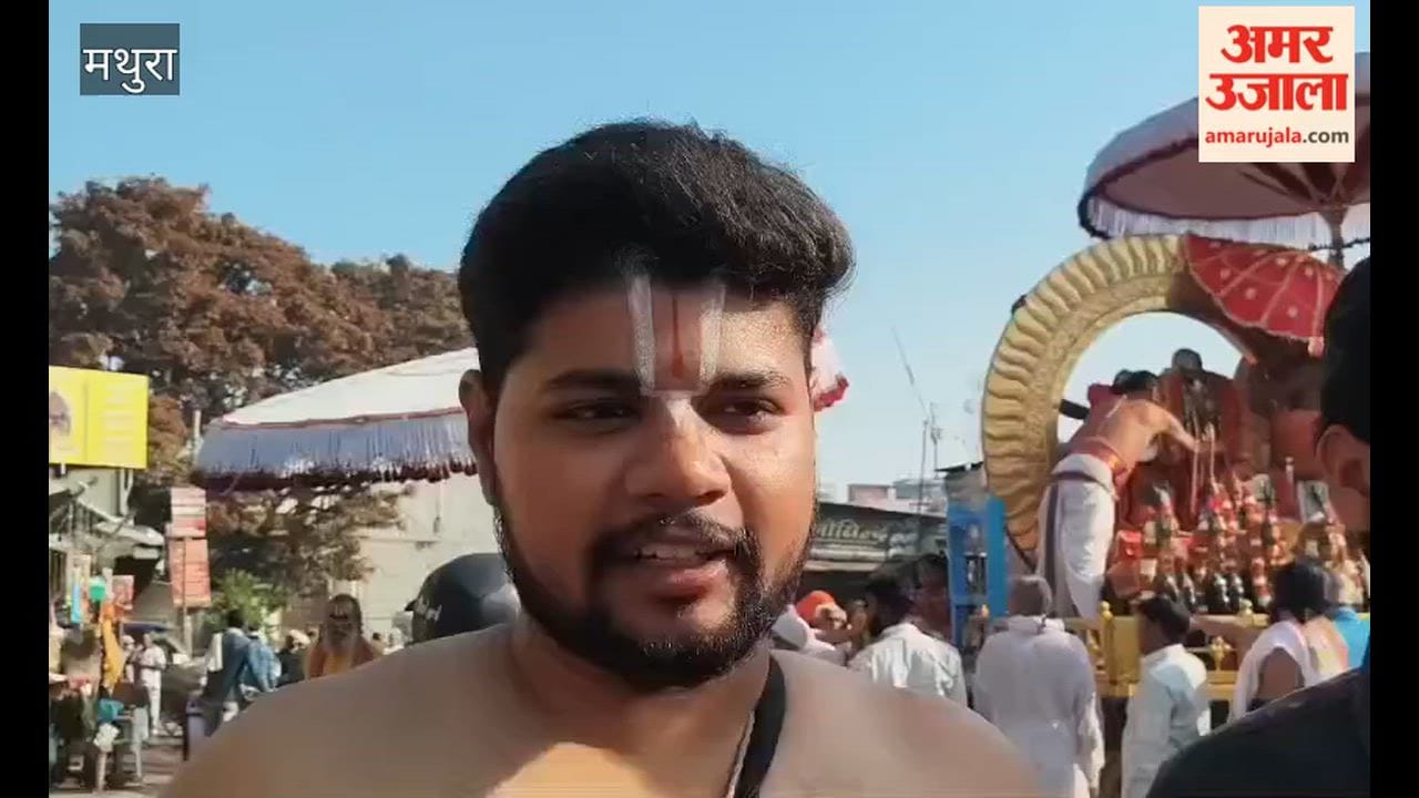 Lord Ranganatha in Brahmotsavam in Vrindavan