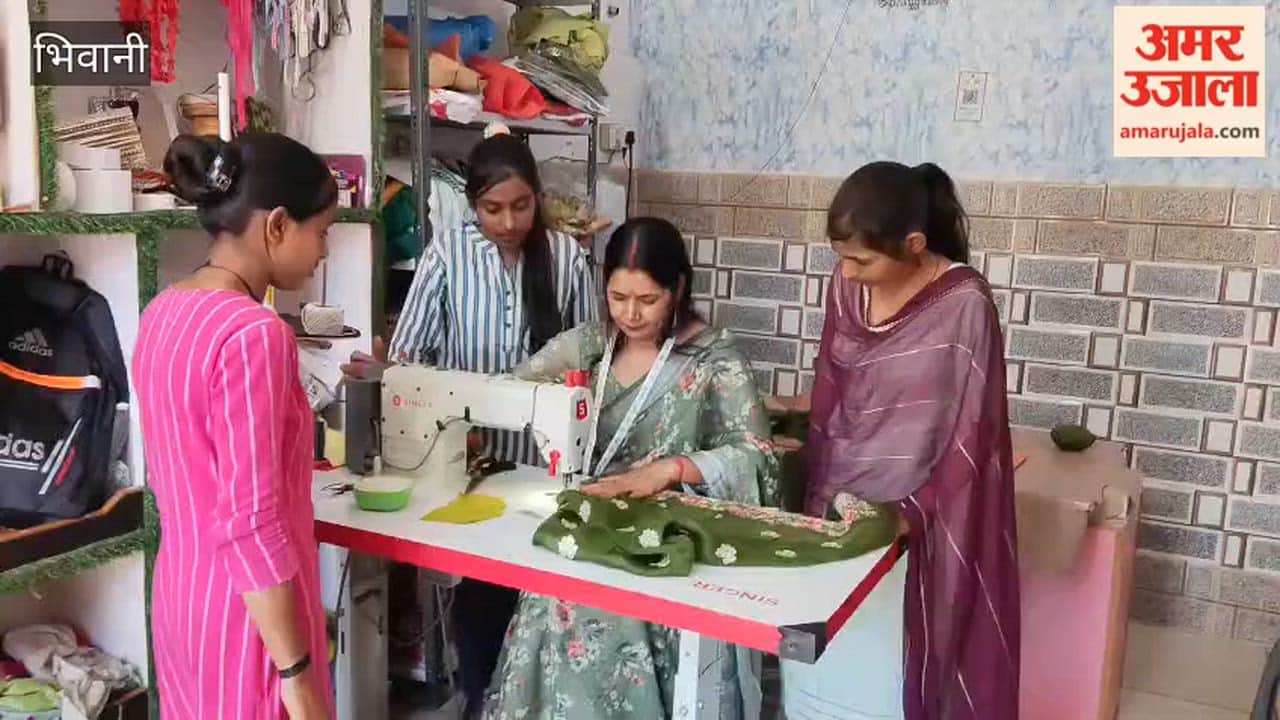 Babli Saini of Loharu in Bhiwani has become an inspiration for women, providing free sewing training to girls since 2007.