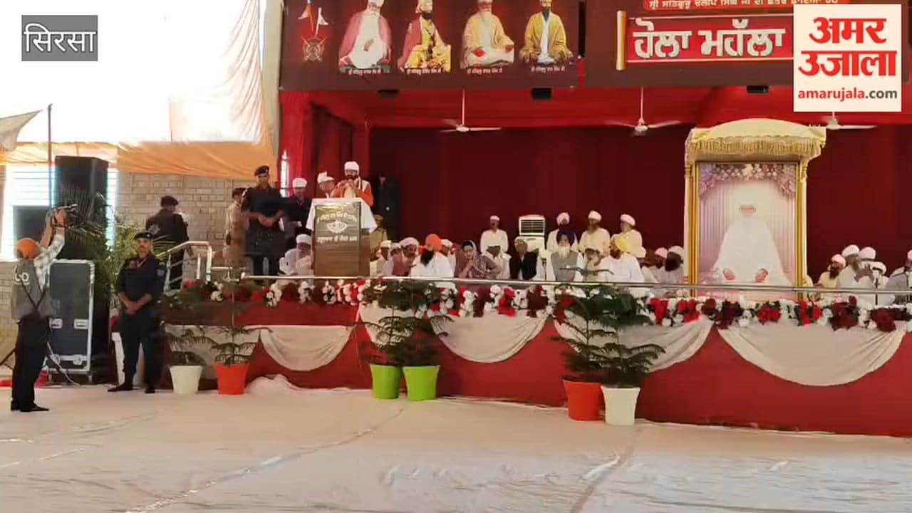 Chief Minister Nayab Singh Saini participated in Hola Mohalla in Sirsa