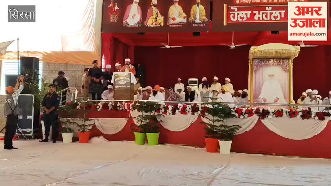 Chief Minister Nayab Singh Saini participated in Hola Mohalla in Sirsa