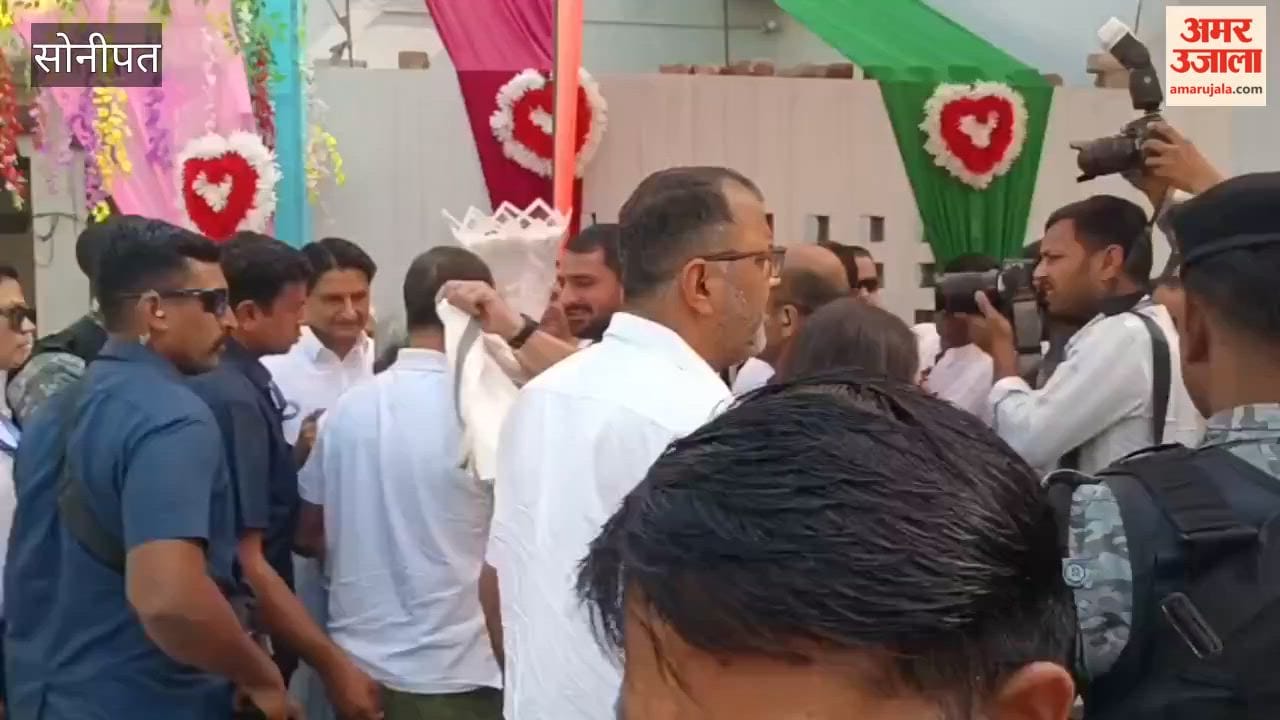 Rahul Gandhi reached Gohana, Leader of Opposition in Lok Sabha came to bless the marriage of a farmer's daughter.