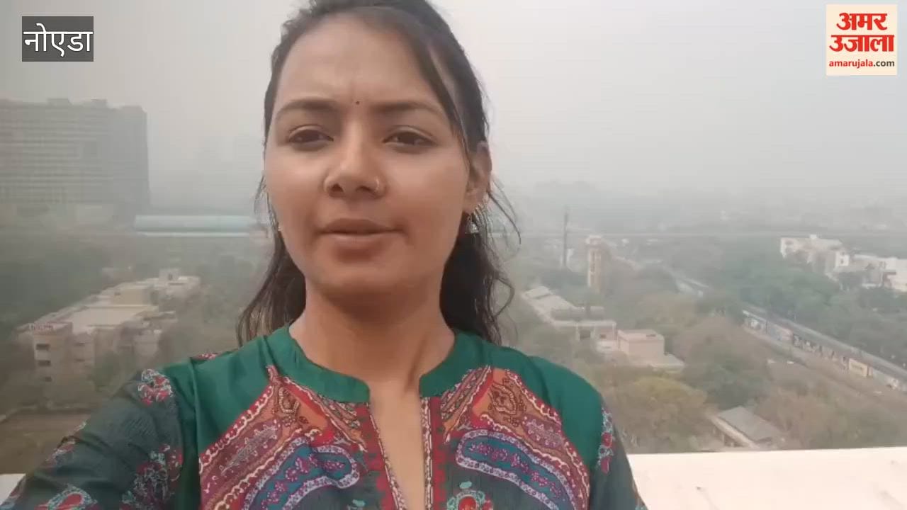 Noida was covered in a blanket of smog in March