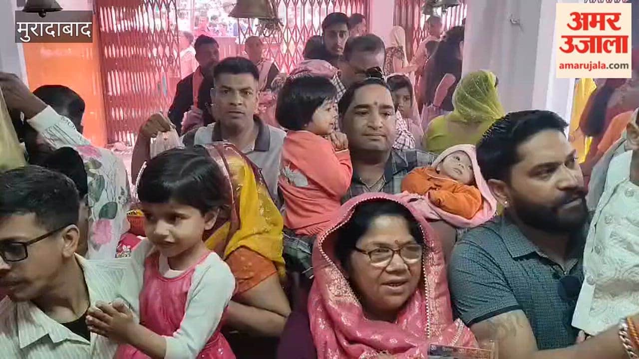 Devotees offered prayers at the ancient Shri Holika Devi Siddha Peeth Temple