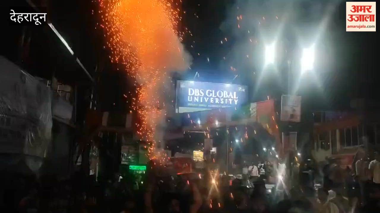 Celebrations in Dehradun to mark Indian cricket team's victory as world champions, fireworks