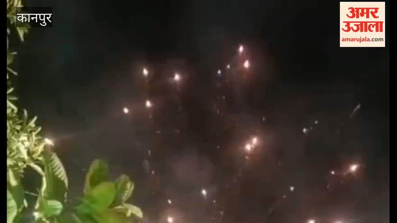 Bhitargaon: Fireworks lit up the sky after winning the T20 World Cup