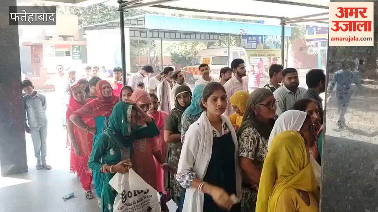 Crowd of patients in OPD